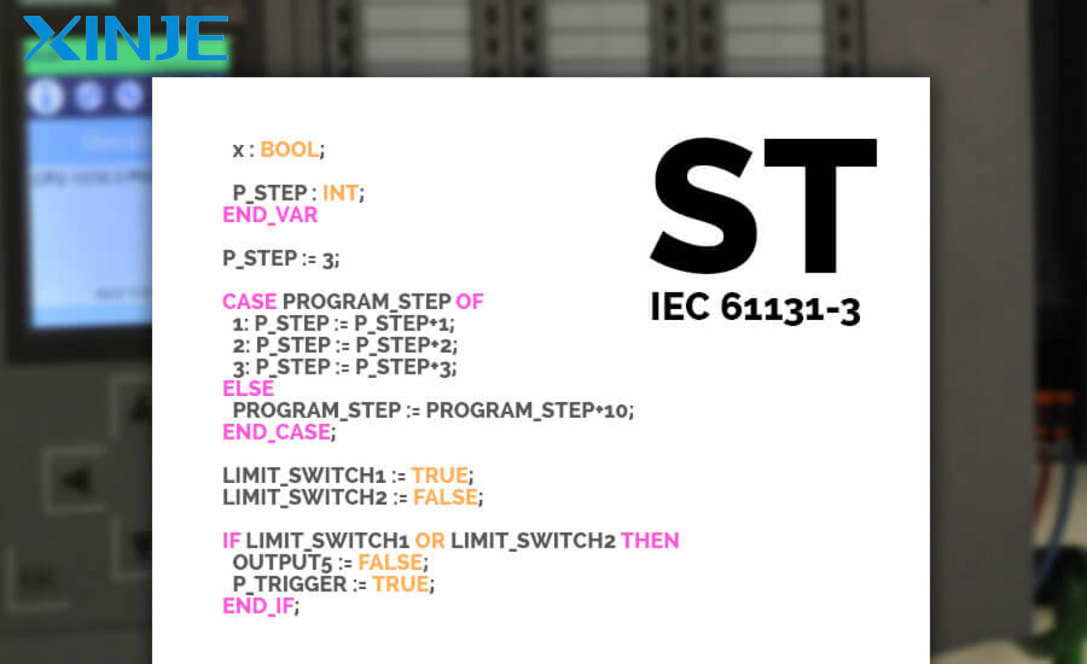 Overview of Structured Text (ST) language
