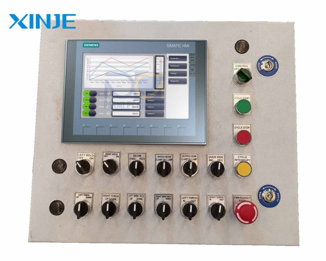 Physical control panel HMI