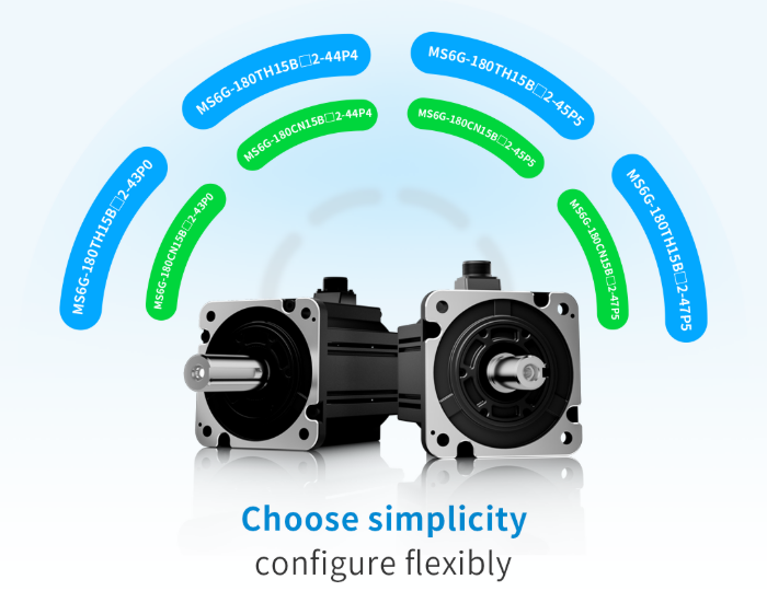 MS6G series 180 flange servo motor