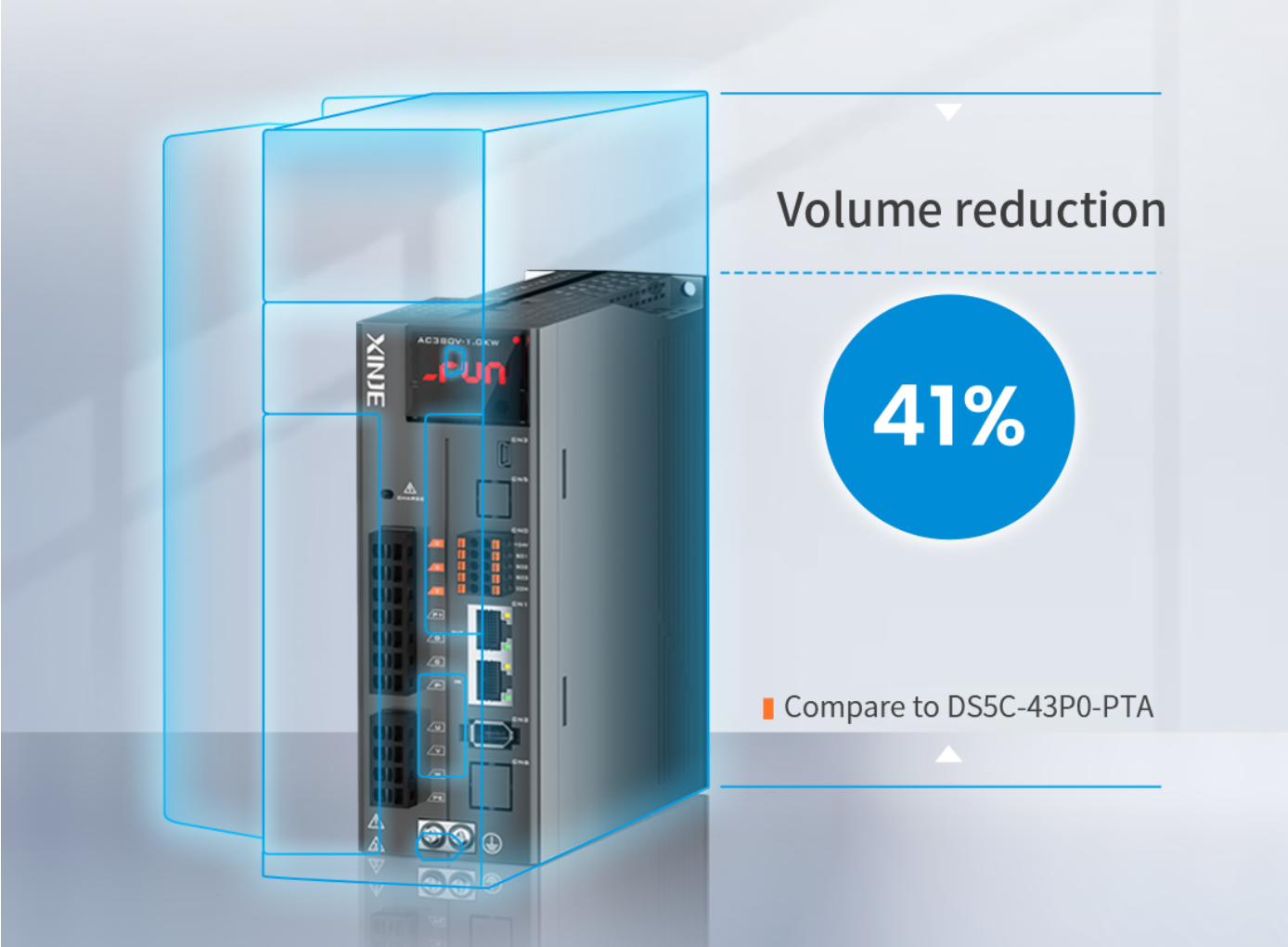 Compact in size, space-saving