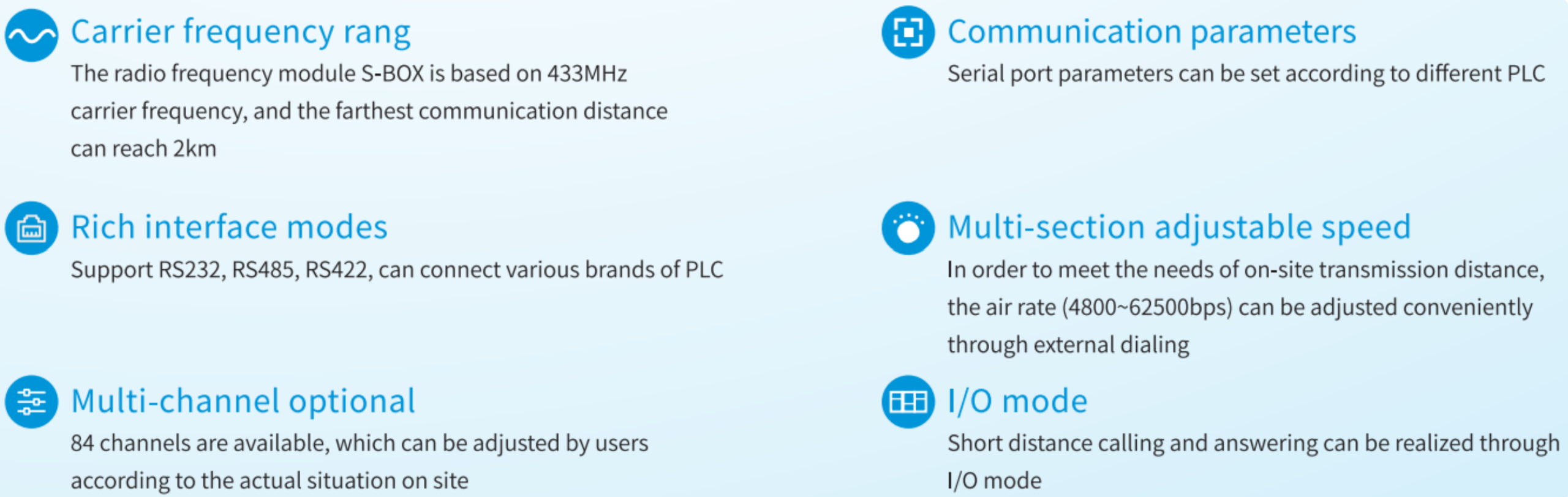 No protocol required for ultra short distance transmission
